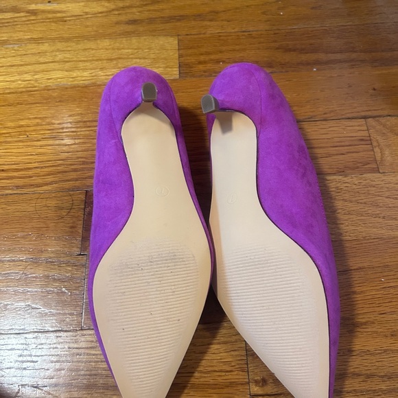 Journee Collection Goldie Women's Kitten Heels never worn fuchsia magenta - Picture 2 of 2